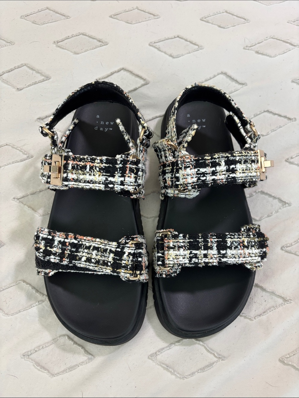 A New Day Tweed Chunky Sandals